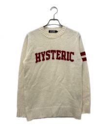 Hysteric Glamour（ヒステリックグラマー）の古着「ロゴニット」｜アイボリー