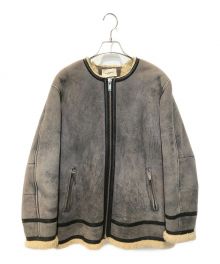 ISABEL MARANT ETOILE（イザベルマランエトワール）の古着「ムートンジャケット　78.08-36-08001」｜グレー