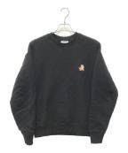 maison kitsuneメゾンキツネ）の古着「SPEEDY FOX PATCH COMFORT SWEATSHIRT　MM00313KM0307」｜ブラック