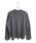 ENFOLD (エンフォルド) SLIT-RIB PULLOVER グレー サイズ:38：13000円