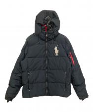 POLO RALPH LAUREN (ポロ・ラルフローレン) ビッグポニーダウンジャケット ブラック サイズ:SIZE L