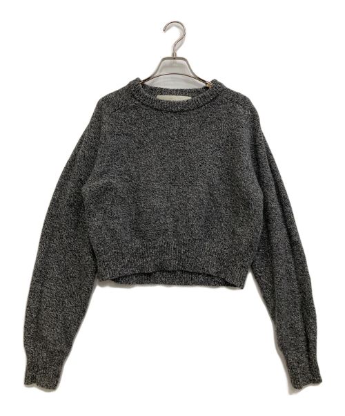 THE SHINZONE（ザ シンゾーン）THE SHINZONE (ザ シンゾーン) SHORT SHAKER SWEATER グレー サイズ:FOの古着・服飾アイテム