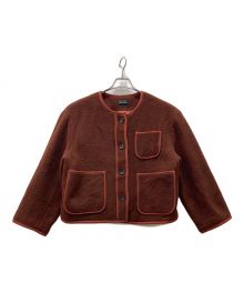 STEVEN ALAN（スティーブンアラン）の古着「パイピングショートコート/Piping Short Coat」｜ブラウン