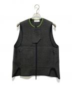 nagonstansナゴンスタンス）の古着「asymmetry slit vest」｜グレー