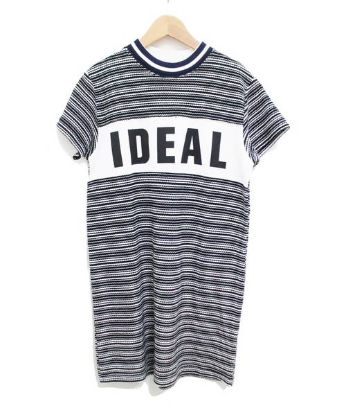 中古 古着通販 Maison Kitsune メゾンキツネ Dress Print Ideal ワンピース ブラック ホワイト サイズ S 未使用品 ブランド 古着通販 トレファク公式 Trefac Fashion