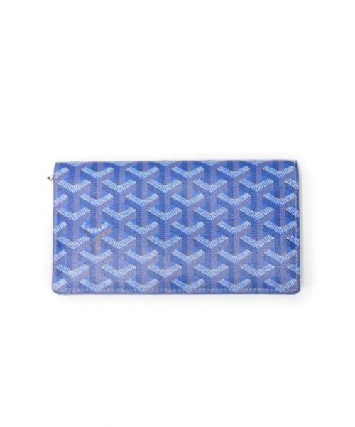 中古 古着通販 Goyard ゴヤール リシュリュー 長財布 ブルー サイズ ブランド 古着通販 トレファク公式 Trefac Fashion