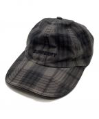 BURBERRY×POP TRADING COMPANYバーバリー×ポップトレーディングカンパニー）の古着「Baseball Cap」｜グレー