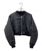 ALPHA INDUSTRIES×Snidelアルファインダストリーズ×スナイデル）の古着「MA-1リバーシブルジャケット TA7190-9001」｜ブラック