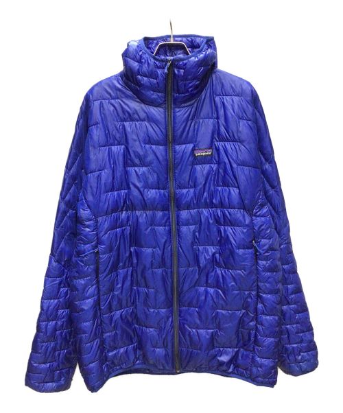 Patagonia（パタゴニア）Patagonia (パタゴニア) マイクロパフフーディジャケット ブルー サイズ:XLの古着・服飾アイテム