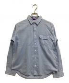 THE NORTH FACE PURPLE LABELザ ノース フェイス パープルレーベル）の古着「COOLMAX R Pin OX Shirt」｜スカイブルー