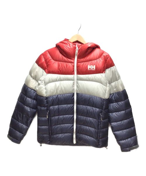 HELLY HANSEN（ヘリーハンセン）HELLY HANSEN (ヘリーハンセン) バンブルフーディ グレーxネイビーxレッド サイズ:Mの古着・服飾アイテム