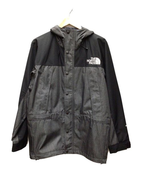 THE NORTH FACE（ザ ノース フェイス）THE NORTH FACE (ザ ノース フェイス) マウンテンライトデニムジャケット グレーxブラック サイズ:Sの古着・服飾アイテム