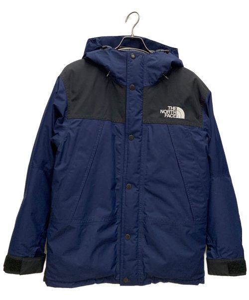 THE NORTH FACE（ザ ノース フェイス）THE NORTH FACE (ザ ノース フェイス) マウンテンダウンジャケット ブラック×ネイビー サイズ:Mの古着・服飾アイテム