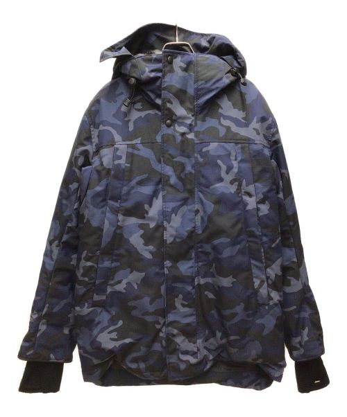 CANADA GOOSE（カナダグース）CANADA GOOSE (カナダグース) SANFORD PARKA FUSION FIT PRINT ネイビー サイズ:L 未使用品の古着・服飾アイテム