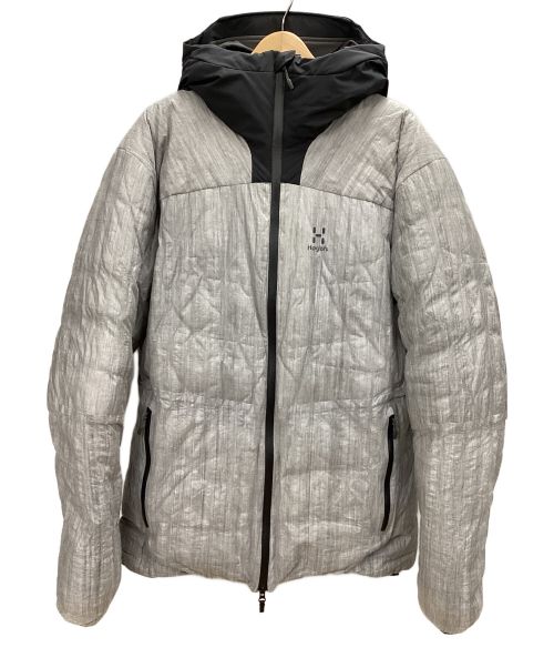 HAGLOFS（ホグロフス）HAGLOFS (ホグロフス) V-Series Down Jacket グレー サイズ:XLの古着・服飾アイテム