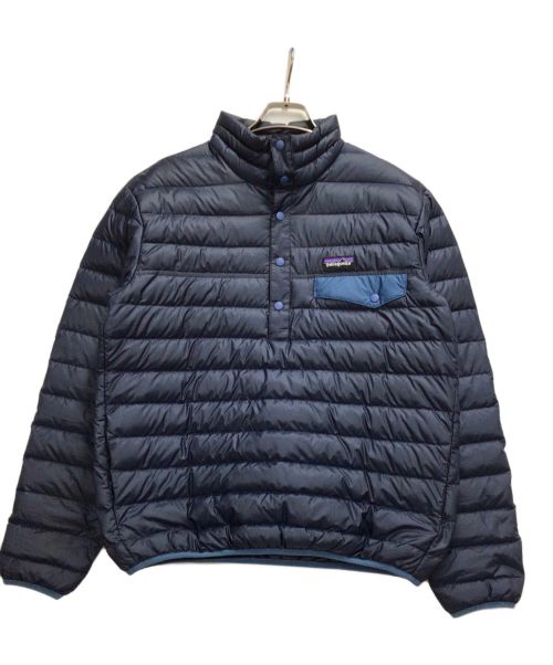 Patagonia（パタゴニア）Patagonia (パタゴニア) ダウン スナップT プルオーバー ネイビー サイズ:Sの古着・服飾アイテム