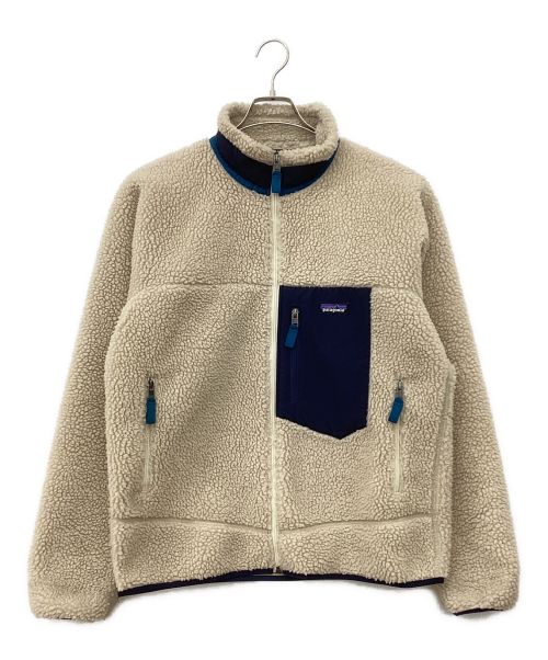 Patagonia（パタゴニア）Patagonia (パタゴニア) クラシックレトロXフリースジャケット アイボリー サイズ:Mの古着・服飾アイテム