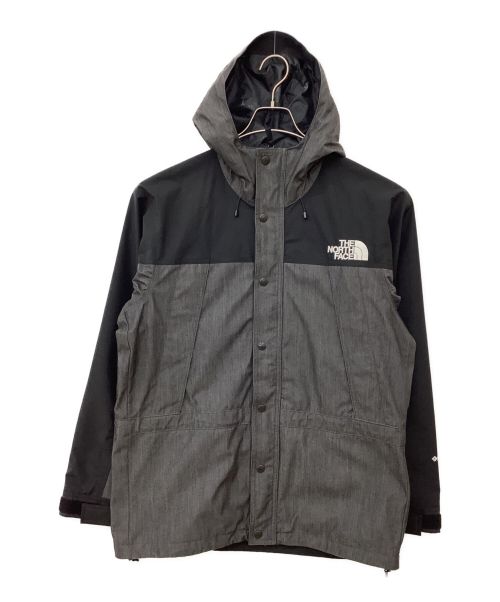 THE NORTH FACE（ザ ノース フェイス）THE NORTH FACE (ザ ノース フェイス) マウンテンライトデニムジャケット グレー×ブラック サイズ:Lの古着・服飾アイテム