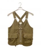 Snow peakスノーピーク）の古着「TAKIBI Canvas Vest」｜オリーブ