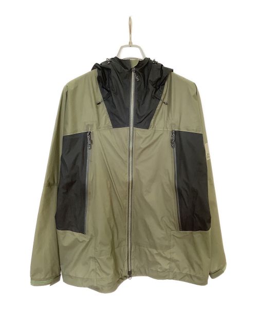 Jack Wolfskin（ジャック ウルフスキン）Jack Wolfskin (ジャック ウルフスキン) JP CLOUD BURST JK V2 オリーブ サイズ:ASIA　XLの古着・服飾アイテム