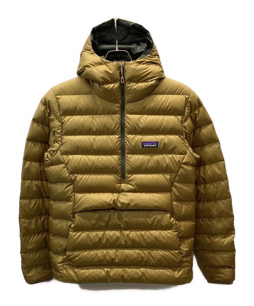 Patagonia（パタゴニア）Patagonia (パタゴニア) ダウン・セーター・フーディ・プルオーバー ブラウン サイズ:Sの古着・服飾アイテム