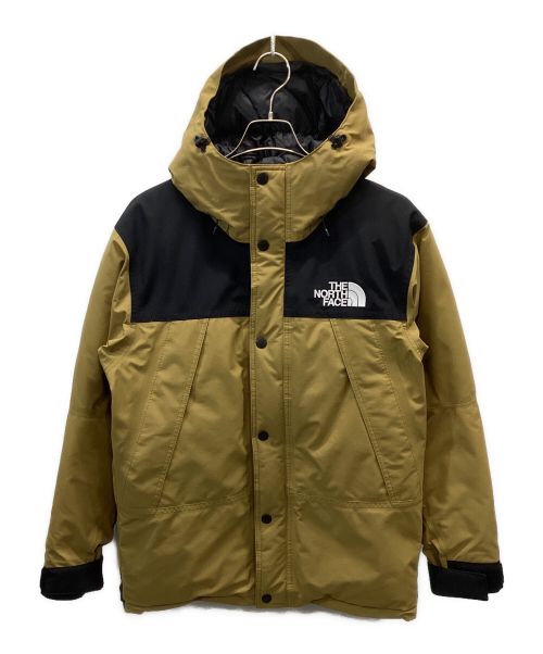 THE NORTH FACE（ザ ノース フェイス）THE NORTH FACE (ザ ノース フェイス) マウンテンダウンジャケット ベージュ×ブラック サイズ:Mの古着・服飾アイテム