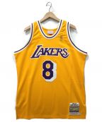 MITCHELL & NESSミッチェルアンドネス）の古着「LOS ANGELES LAKERS NBA AUTHENTIC HOME JERSEY」｜イエロー