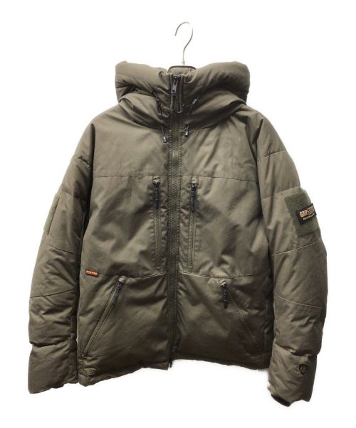 GRIP SWANY（グリップスワニー）GRIP SWANY (グリップスワニー) FIREPROOF DOWN JKT　 ブラウン サイズ:Mの古着・服飾アイテム