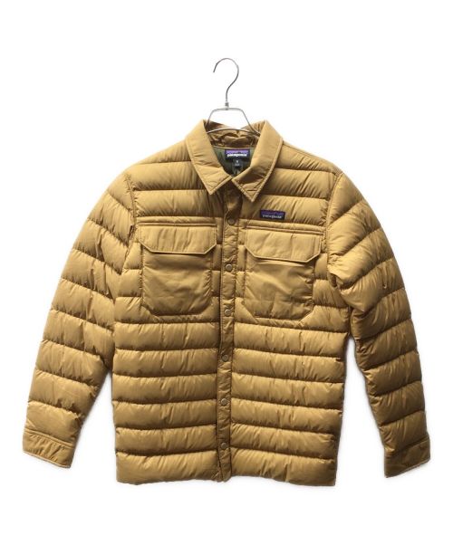 Patagonia（パタゴニア）Patagonia (パタゴニア) サイレントダウンシャツジャケット　メンズXS　	27925 カーキ サイズ:XSの古着・服飾アイテム