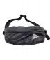 and wander (アンドワンダー) sil waist bag ブラック：8000円