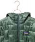 Patagonia (パタゴニア) マイクロ・パフ・フーディ（トレッキングウェア) グリーン サイズ:M：14000円