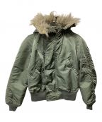 ALPHA INDUSTRIES.INCアルファ インダストリーズ）の古着「N-2B」｜グリーン