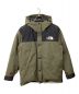 THE NORTH FACE（ザ ノース フェイス）の古着「マウンテンダウンジャケット」｜オリーブ×ブラック