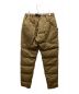 GRIP SWANY (グリップスワニー) FIREPROOF DOWN CAMP PANTS 2.0 WITH MOBILE POCKET ブラウン サイズ:M：10000円