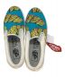 中古・古着 VANS (バンズ) NATAL DESIGN (ネイタルデザイン) スリッポン ブルー サイズ:28cm 未使用品：10000円