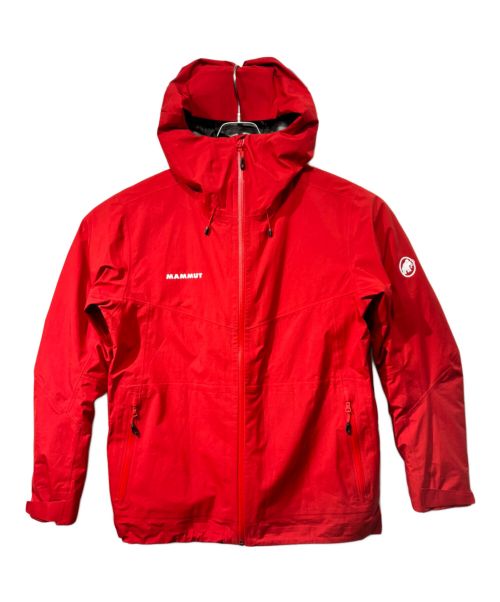 MAMMUT（マムート）MAMMUT (マムート) コンベイ スリーインワン ハードシェル フーデット ジャケット レッド サイズ:Mの古着・服飾アイテム