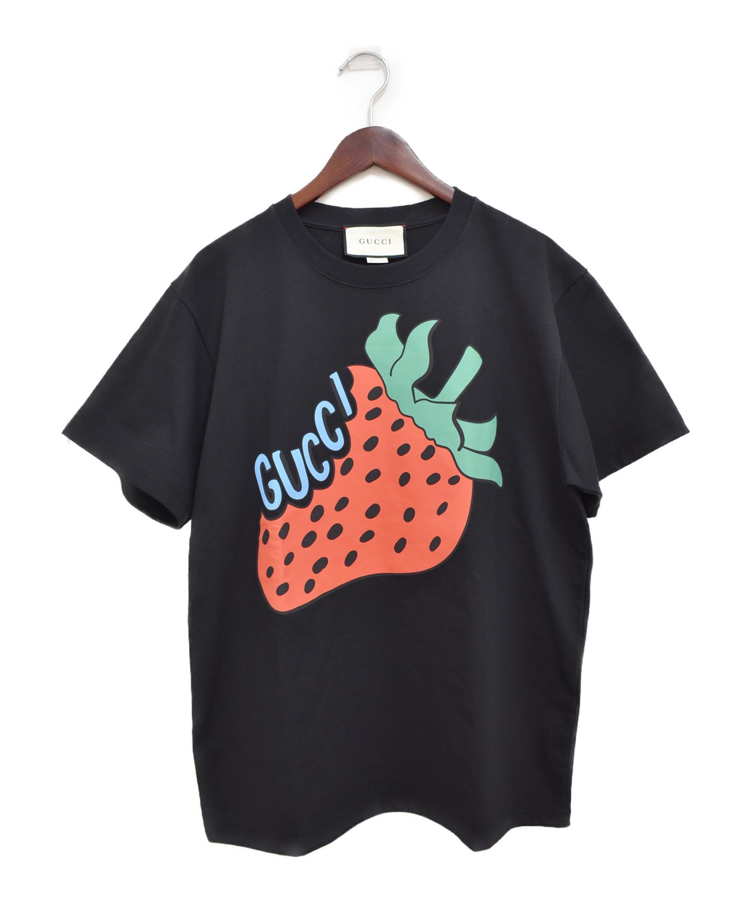 中古 古着通販 Gucci グッチ ストロベリープリントtシャツ サイズ Xs 19ss ブランド 古着通販 トレファク公式 Trefac Fashion