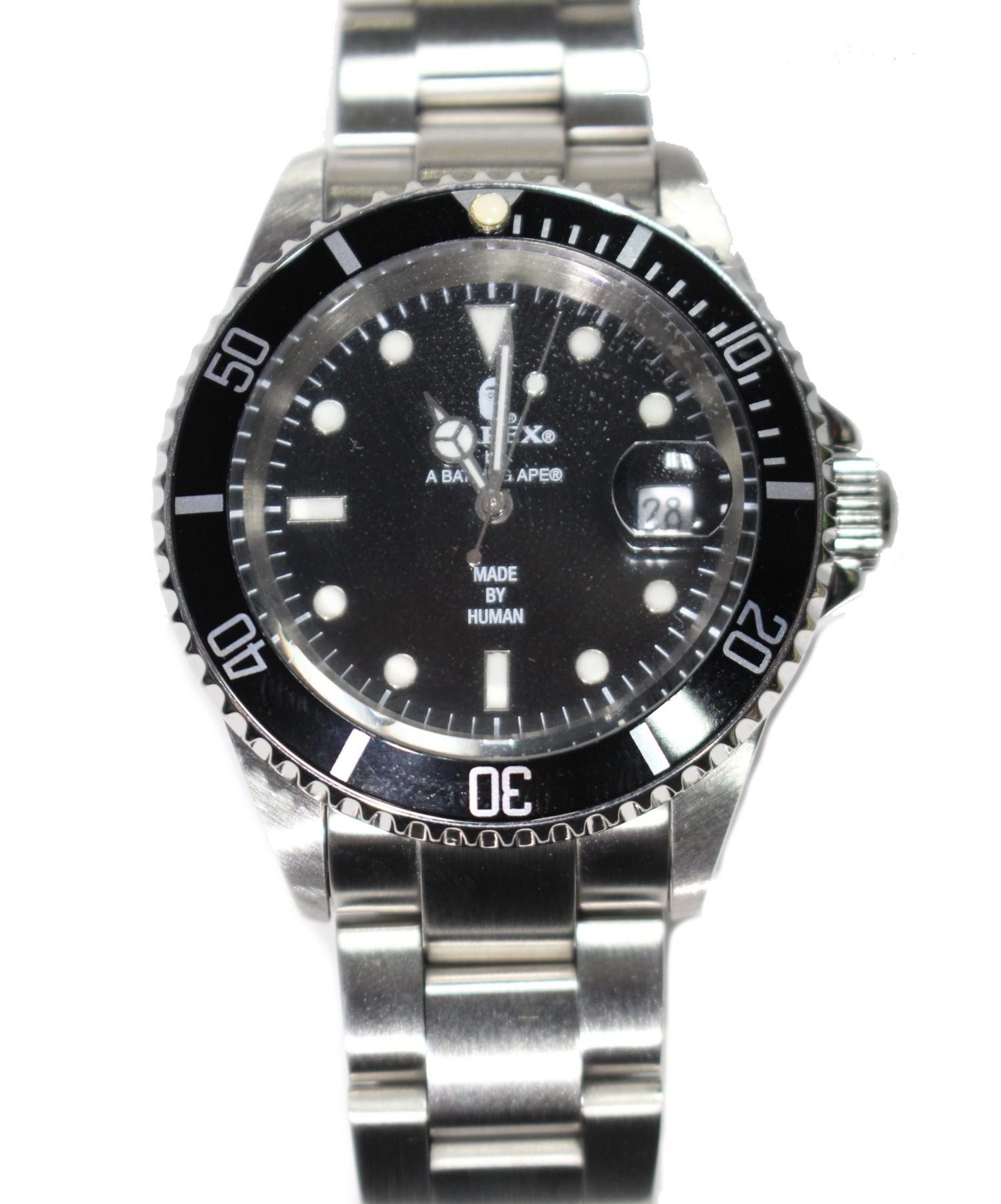 サルマリーナ Ａ ＢＡＴＨＩＮＧ ＡＰＥ ＢＡＰＥＸ 自動巻 腕時計