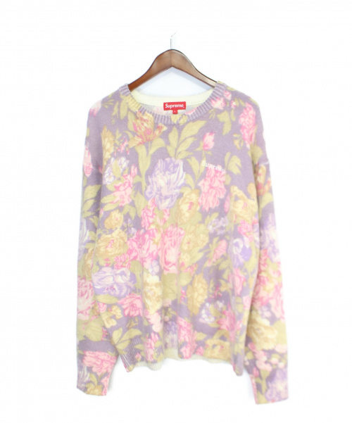 中古 古着通販 Supreme シュプリーム Printed Floral Angora Sweater ピンク サイズ L ブランド 古着通販 トレファク公式 Trefac Fashion