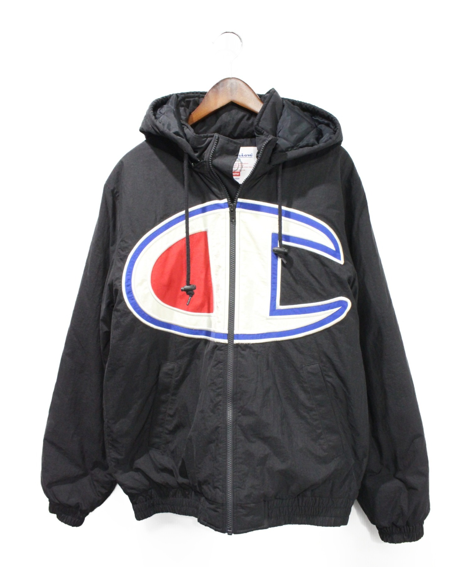 リバーシブルタイプ Champion supreme PUFFY JACKET アウター S☆224