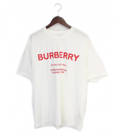 【中古・古着通販】BURBERRY (バーバリー) Tシャツ ホワイト