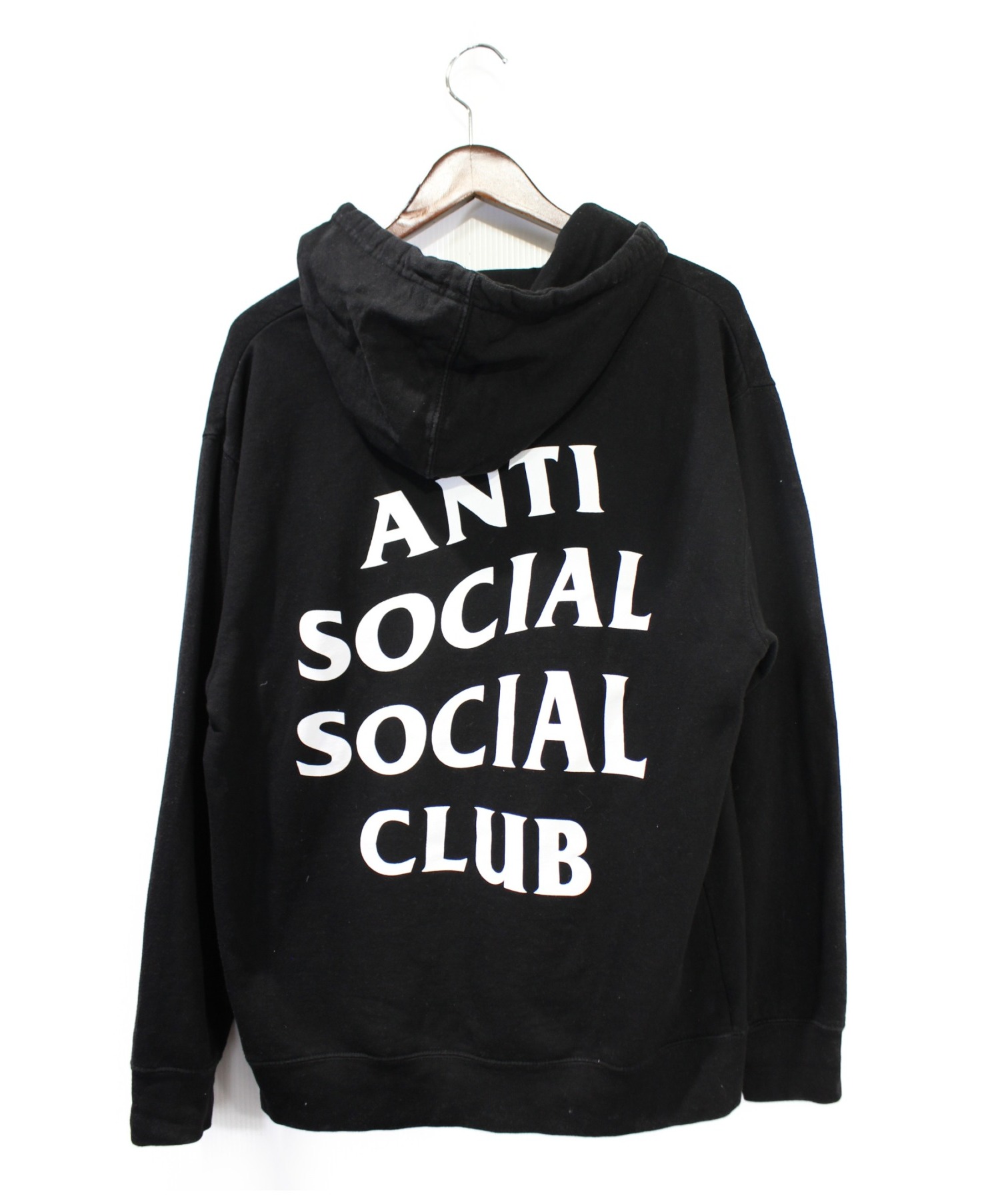 anti social social club パーカー 黒