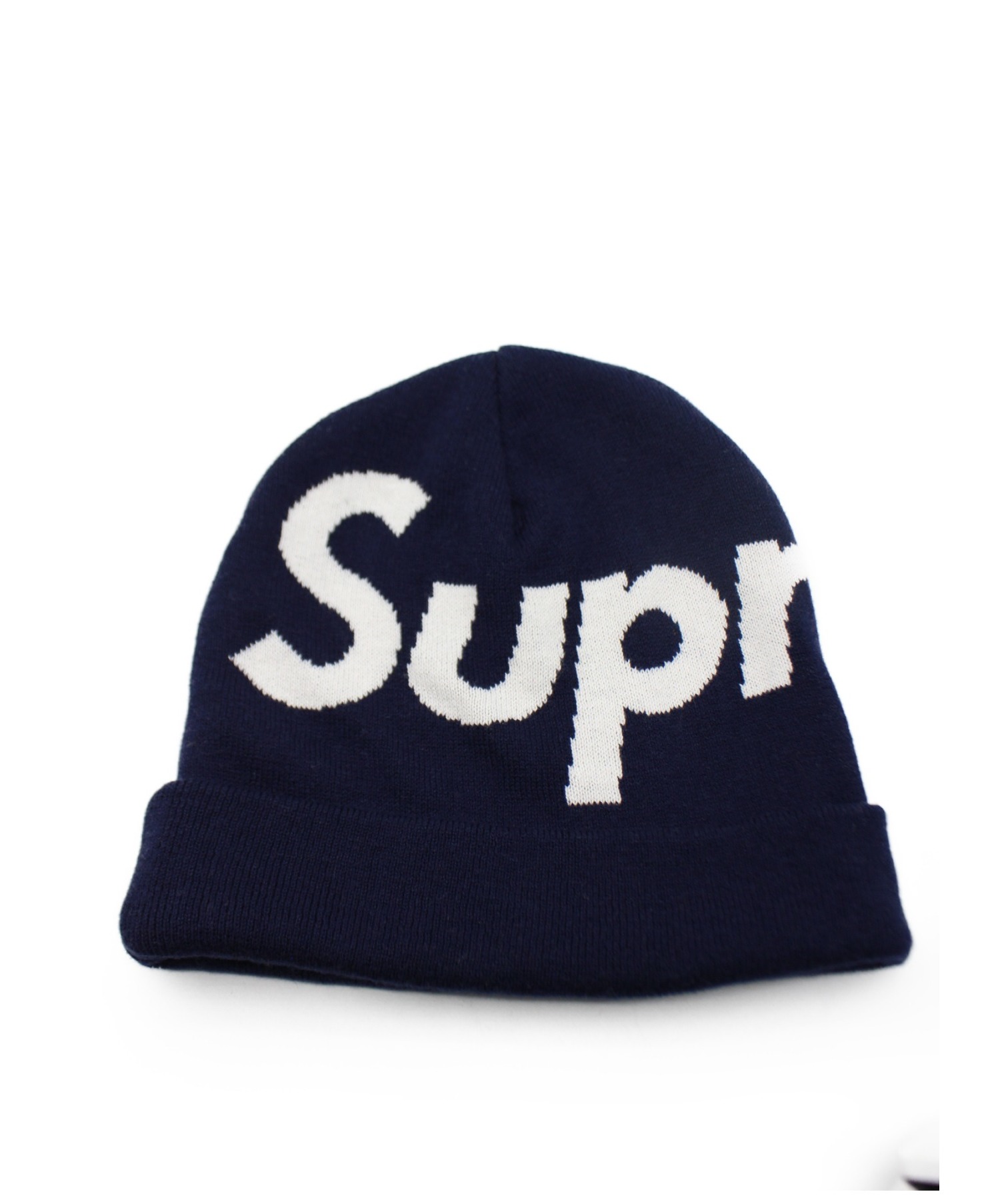 big logo beanie