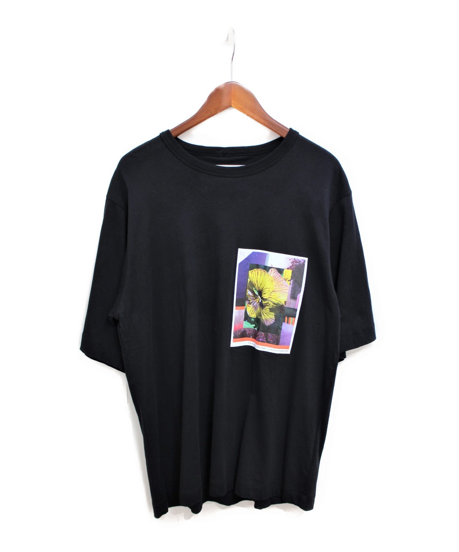 DRIES VAN NOTEN (ドリスヴァンノッテン) 20SS ×MIKA NINAGAWA プリントTシャツ ブラック サイズ:M