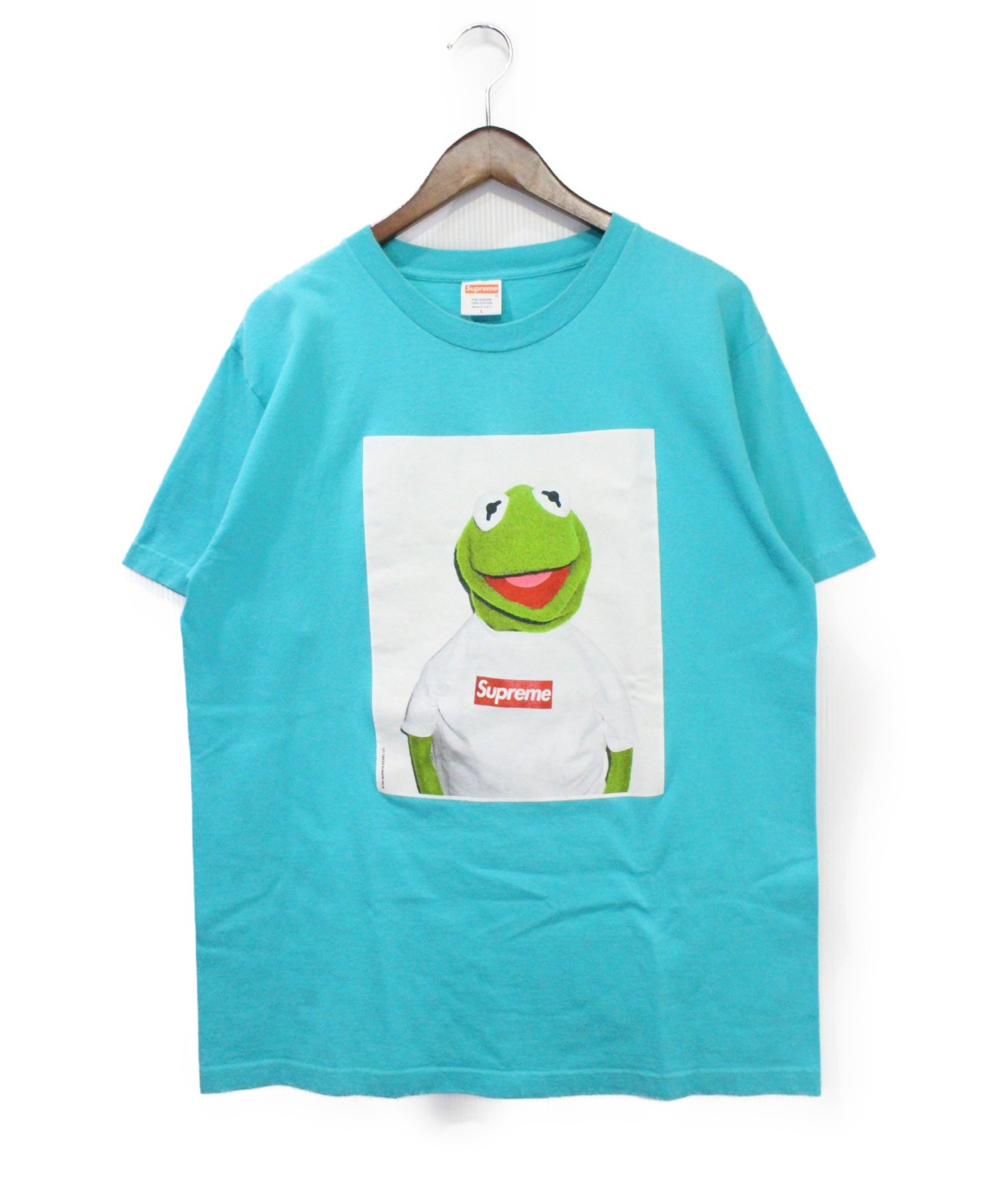 中古 古着通販 Supreme シュプリーム 08ss Kermit The Frog Tee ブルー サイズ ｌ ブランド 古着通販 トレファク公式 Trefac Fashion