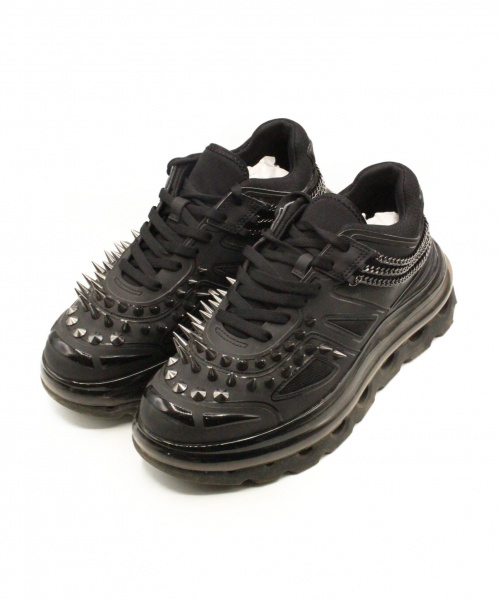 格安日本製 Balenciaga - shoes53045 bump air black gothic triplesの