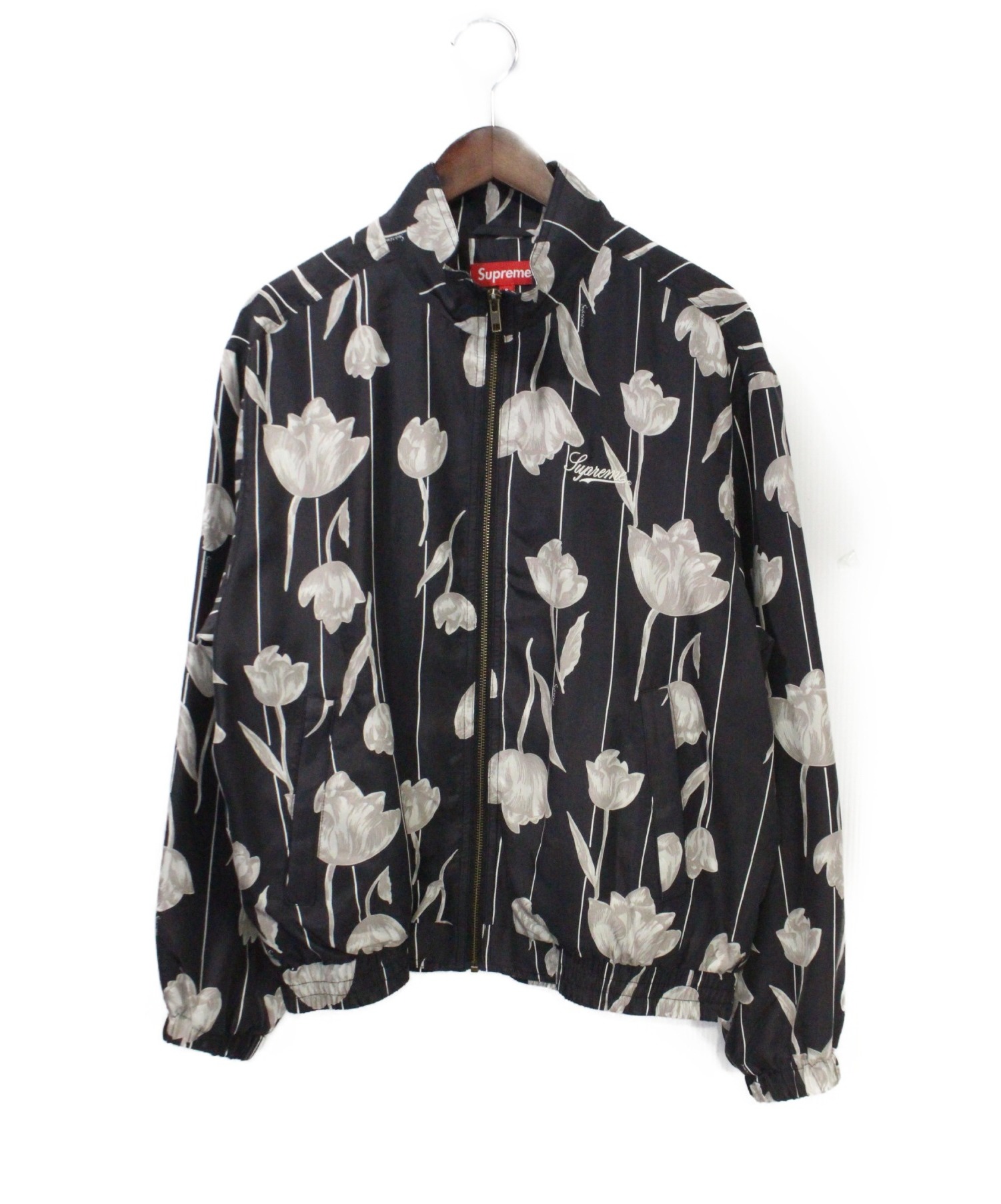 supreme floral silk track jacket