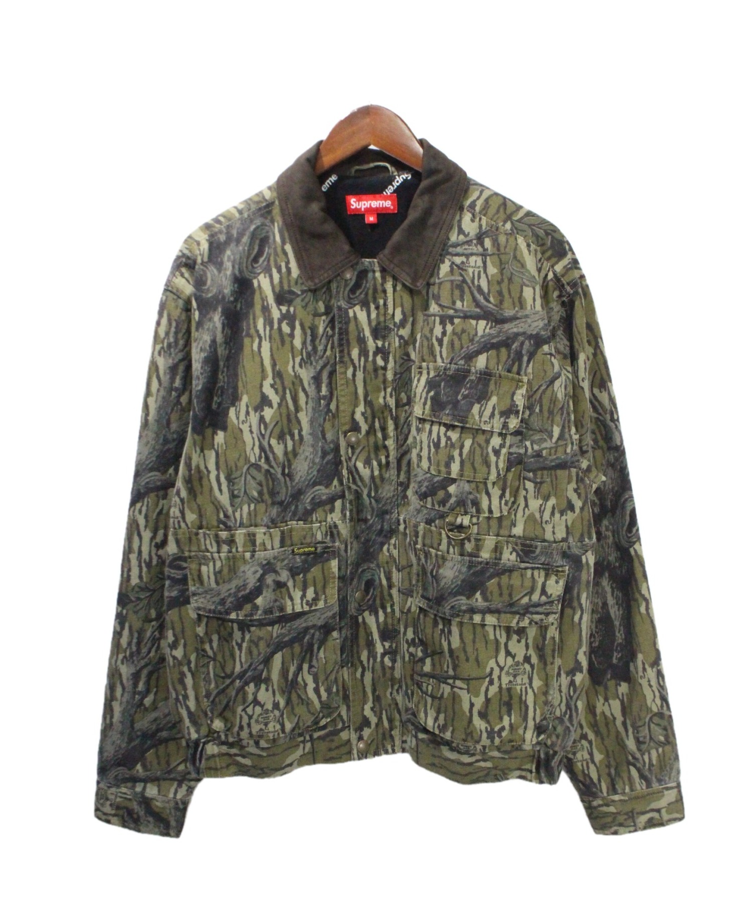 送料無料・名入れ彫刻 Supreme 18aw field jacket camo - 通販