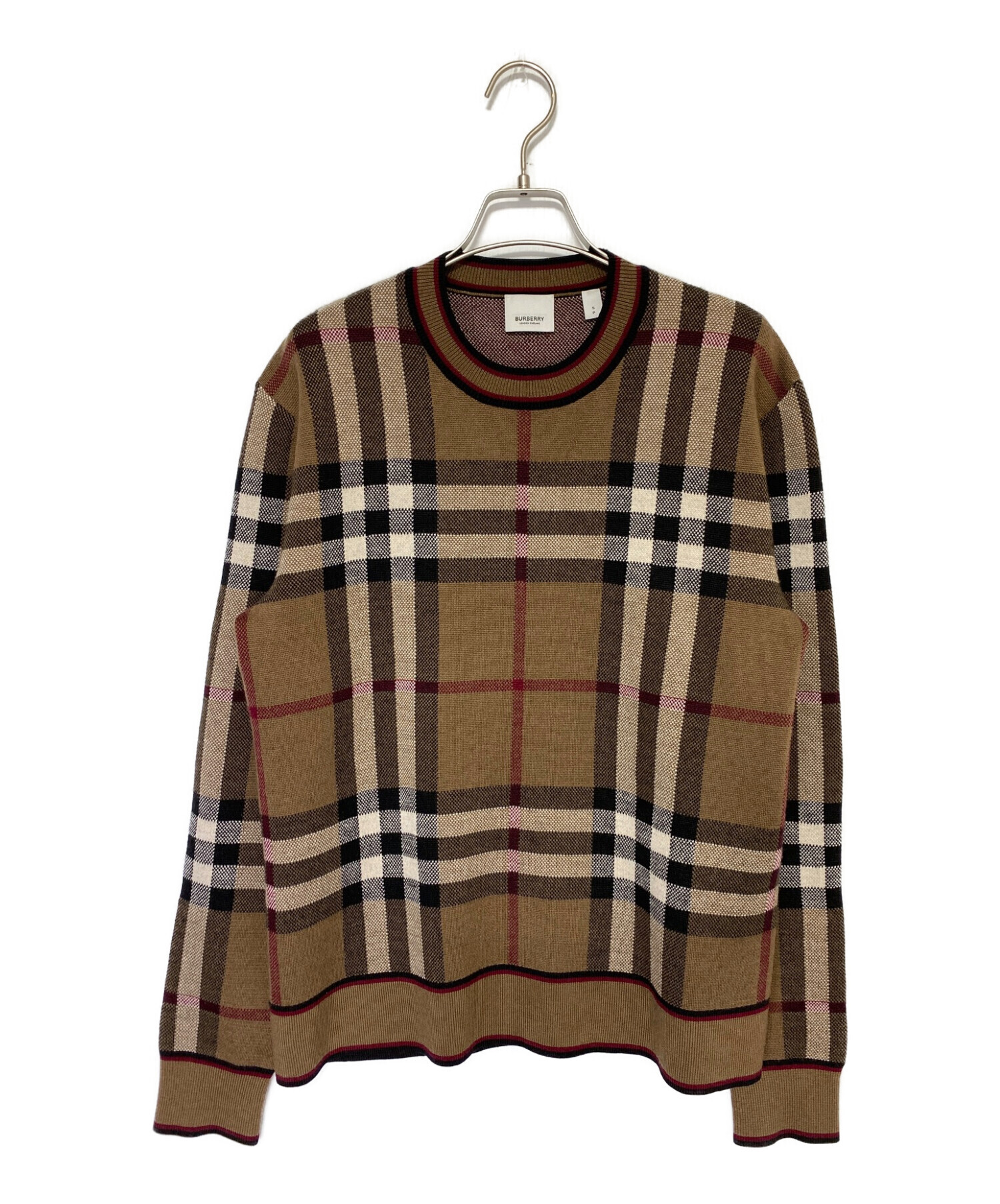 最新デザインの BURBERRY バーバリー ニット ノバチェック econet.bi