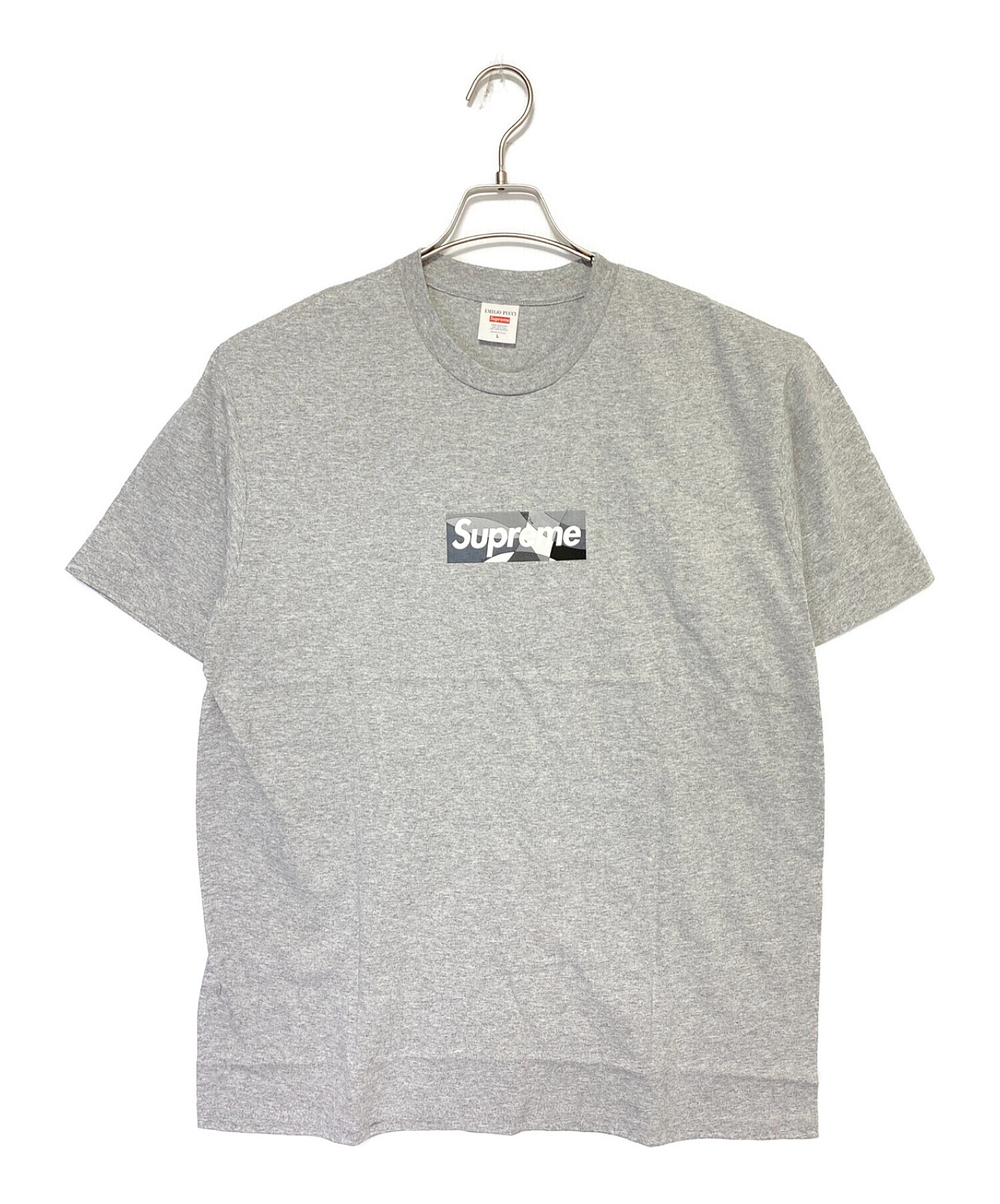 Supreme box logo tee グレーLサイズ 新品未使用-